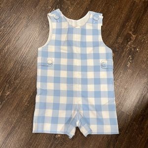 Natalie grant gingham romper